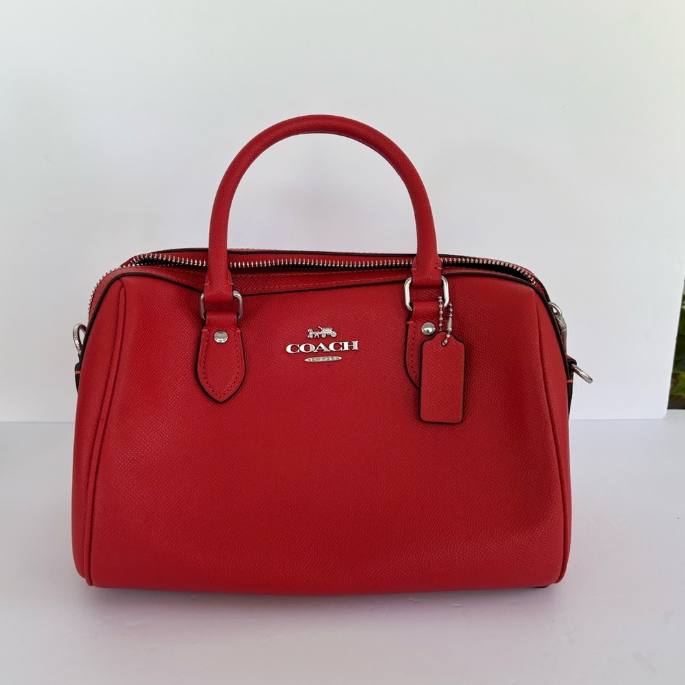 Coach Rowan Satchel Colorblock Miami Red (CH282)